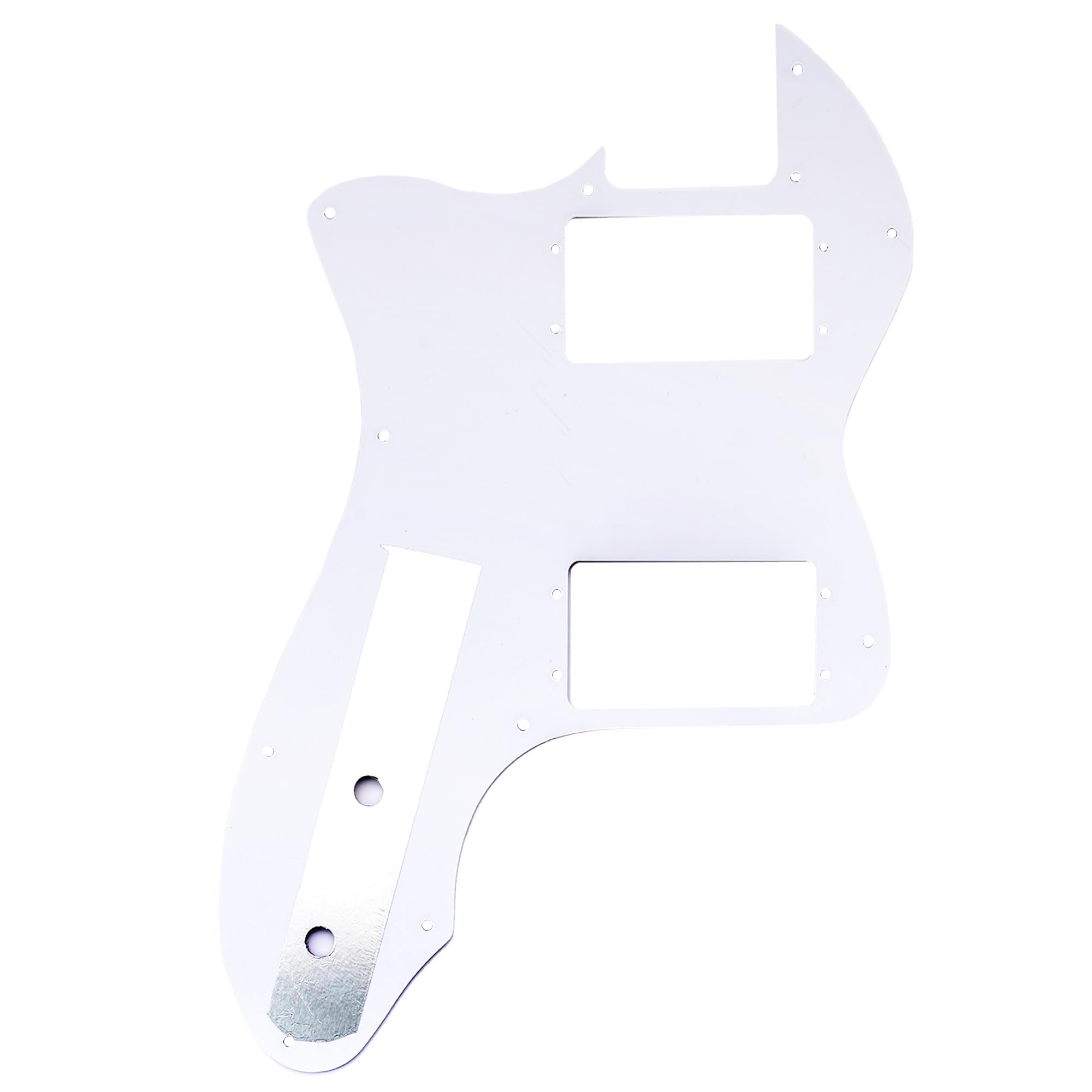 Musiclily Pro 12 Holes Wide Range HH Tele Pickguard For USA/Mexico Fender 72 Telecaster Thinline Style Electric Guitar, 4Ply Tor